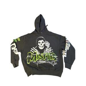Misfits Graphic Hoodie with Skull Design